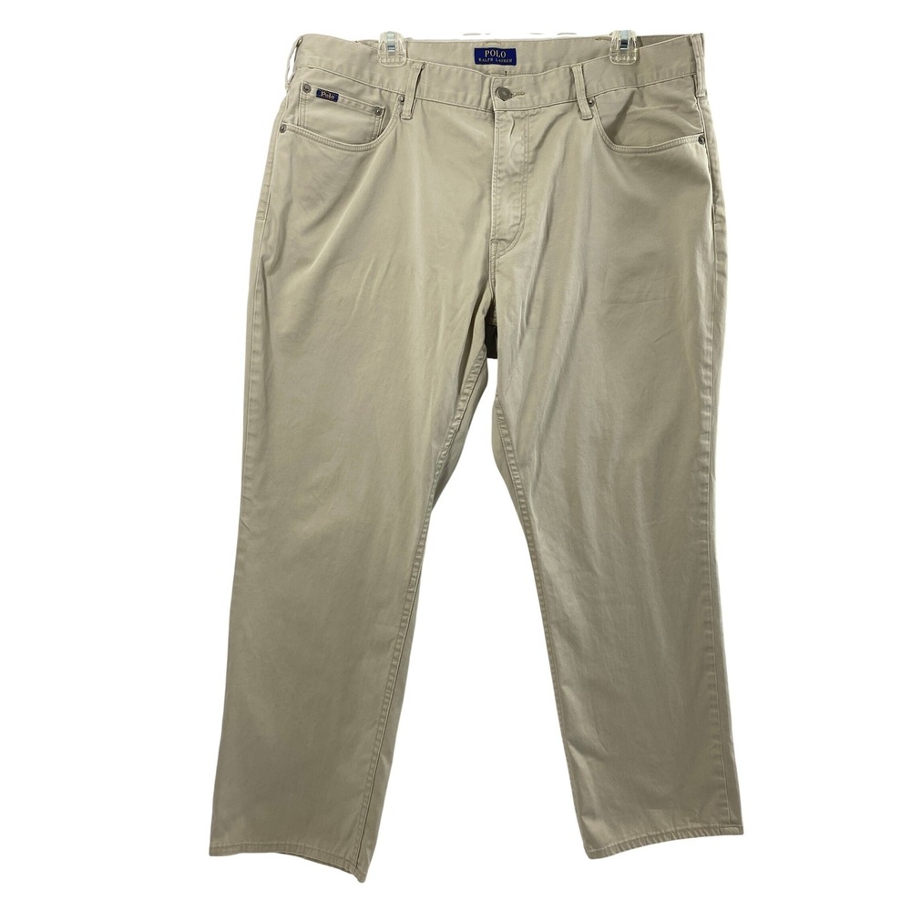 Polo Ralph Lauren Khaki Pants Mens 37 x 27.5 Straight Fit Casual Chinos